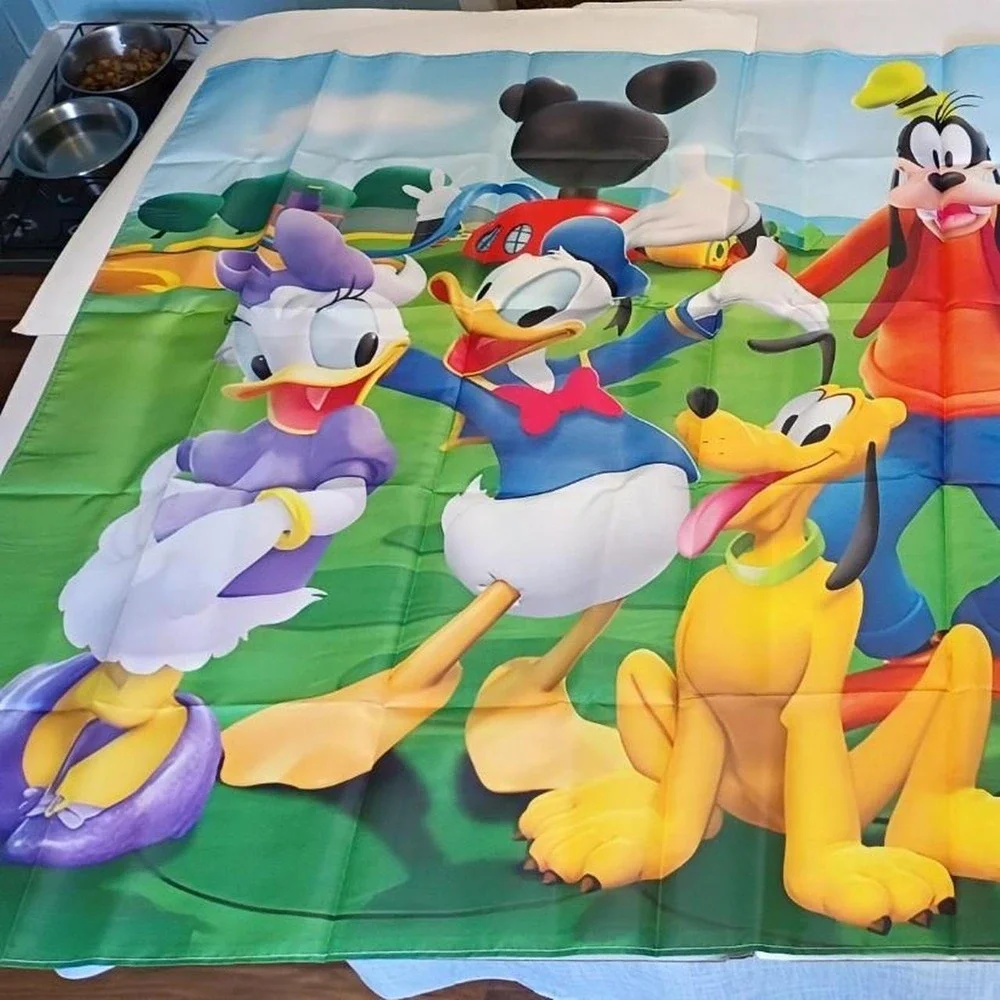 Disney Mickey Mouse Fabric Clubhouse Party banner